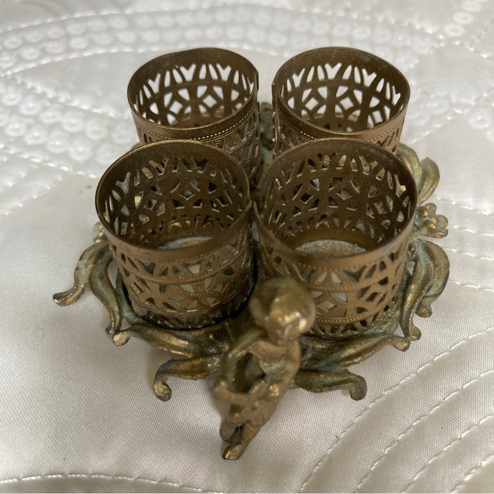 Vintage Sam Fink lipstick cosmetic holder